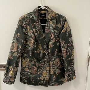 Rachel Comey Green Flower Blazer